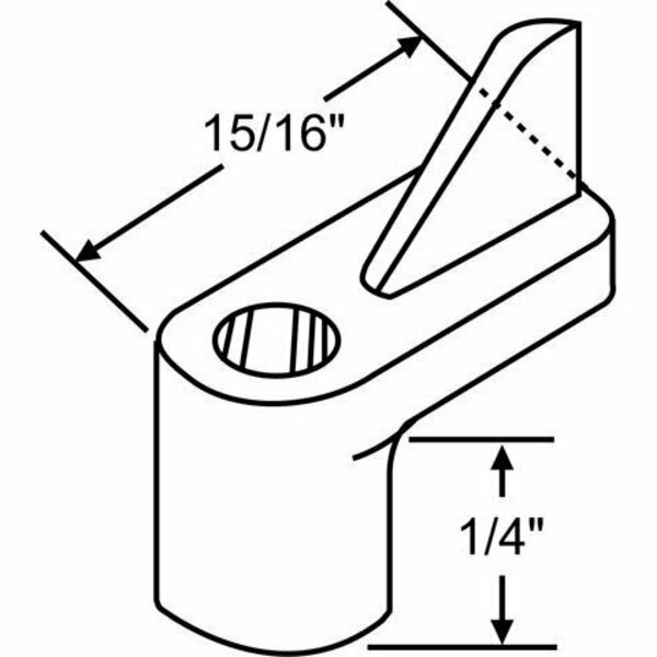 Strybuc 1/4 Screen Clip Nylon Natural 90-837